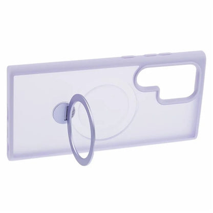 For Samsung Galaxy S24 Ultra Phone Case Rotary Ring Kickstand Magnetic Phone Cover