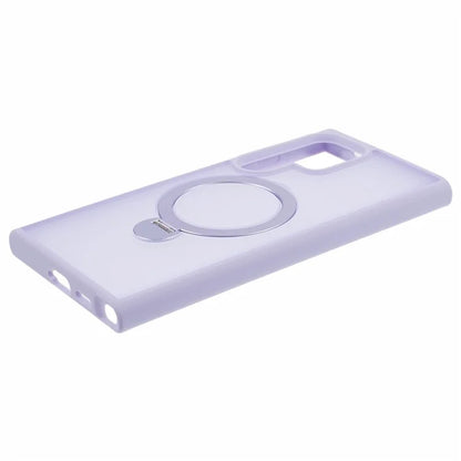 For Samsung Galaxy S24 Ultra Phone Case Rotary Ring Kickstand Magnetic Phone Cover