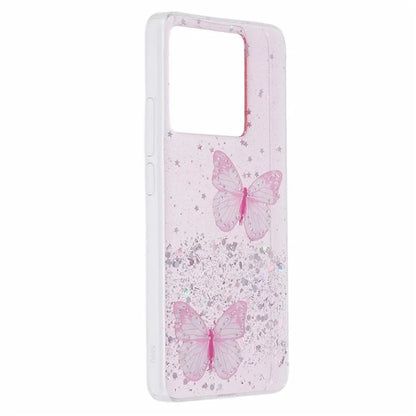 AW Series For Xiaomi 13T / 13T Pro / Redmi K60 Ultra Phone Case Epoxy Butterfly Cover