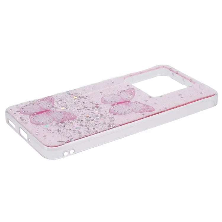 AW Series For Xiaomi 13T / 13T Pro / Redmi K60 Ultra Phone Case Epoxy Butterfly Cover
