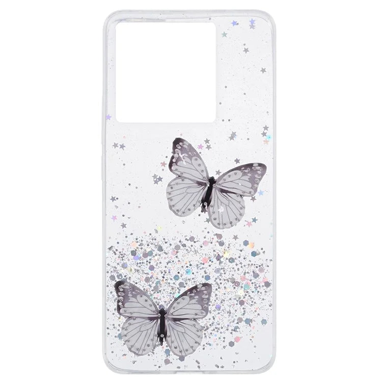 AW Series For Xiaomi 13T / 13T Pro / Redmi K60 Ultra Phone Case Epoxy Butterfly Cover