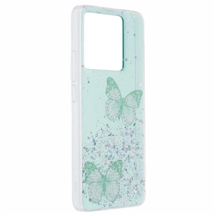 AW Series For Xiaomi 13T / 13T Pro / Redmi K60 Ultra Phone Case Epoxy Butterfly Cover