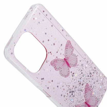 AW Series For Xiaomi Redmi 13C 4G / Poco C65 4G Phone Case TPU+PVC Butterfly Cover
