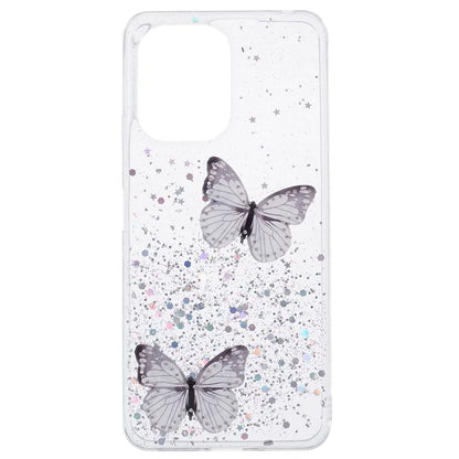 AW Series For Xiaomi Redmi 13C 4G / Poco C65 4G Phone Case TPU+PVC Butterfly Cover