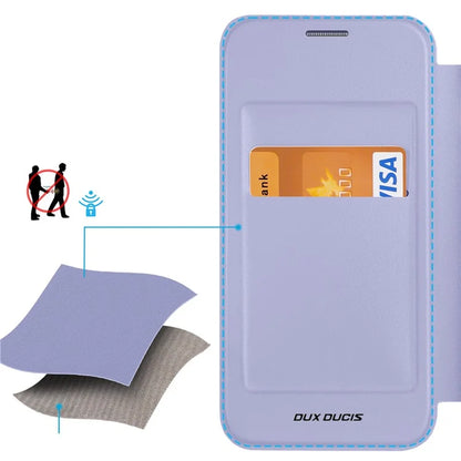 DUX DUCIS Skin X Pro for Samsung Galaxy S24 Case RFID Blocking Ring Kickstand Cover Compatible with MagSafe