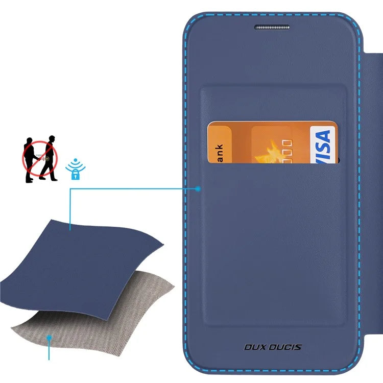 DUX DUCIS Skin X Pro for Samsung Galaxy S24 Case RFID Blocking Ring Kickstand Cover Compatible with MagSafe