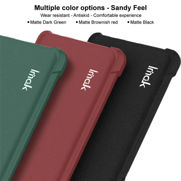 IMAK For Xiaomi Redmi K70E 5G / Poco X6 Pro 5G TPU Case Matte Airbag Corner Protective Back Shell