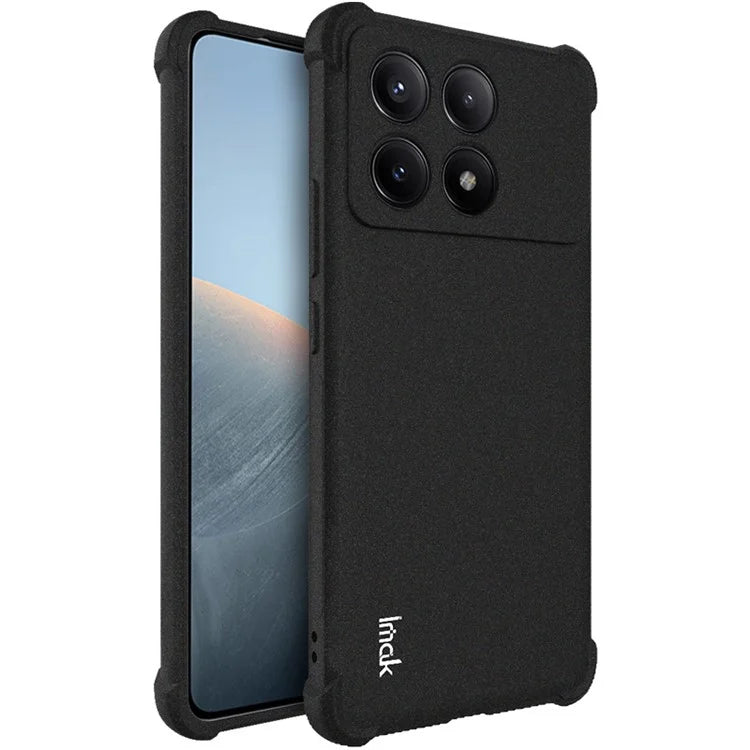 IMAK For Xiaomi Redmi K70E 5G / Poco X6 Pro 5G TPU Case Matte Airbag Corner Protective Back Shell
