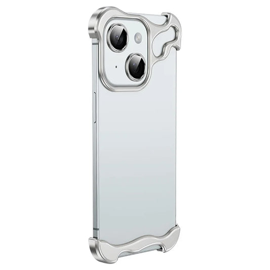 Frameless Case for iPhone 14 Plus Bumper Slim Phone Cover with Camera Lens Protector
