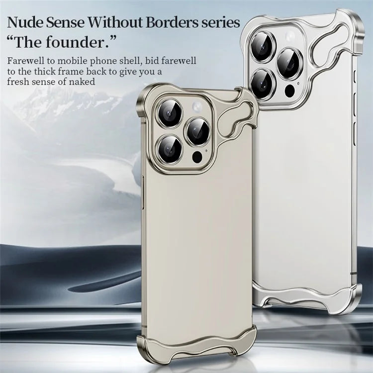 For iPhone 15 Pro Max Bumper Case with Camera Lens Protector Minimalist Yet Protective Shell