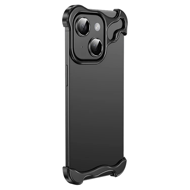 For iPhone 15 Plus Bumper Case Aluminium Alloy Corner Pad Protection