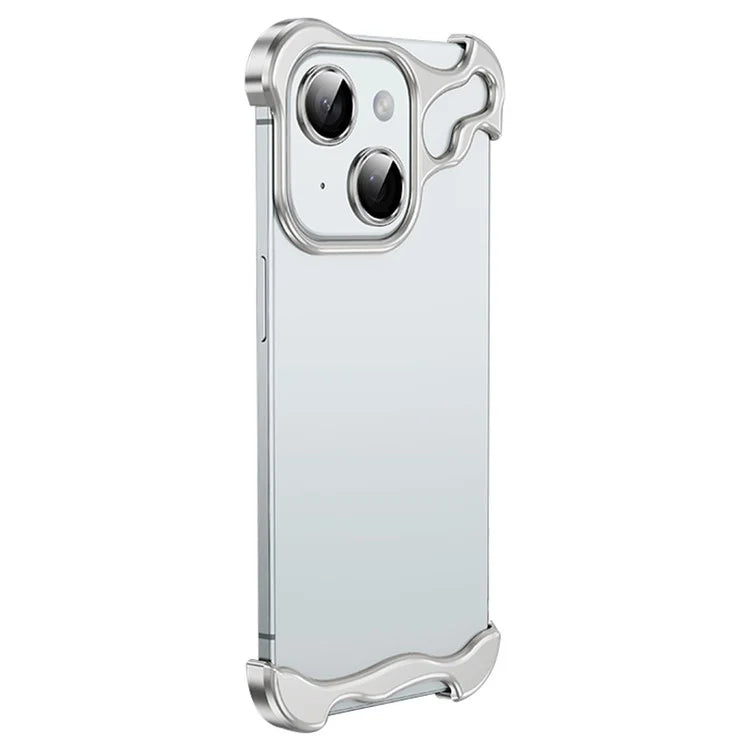 For iPhone 15 Corner Edge Pad Lens Protector Backless Frameless Bumper Case