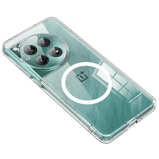For OnePlus 12 5G Magnetic Case Anti-Scratch PC+TPU Phone Cover