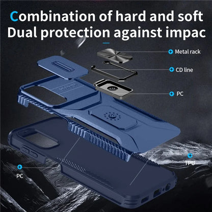 For Samsung Galaxy A05s 4G Phone Case Hybrid Soft TPU + Hard PC Back Cover
