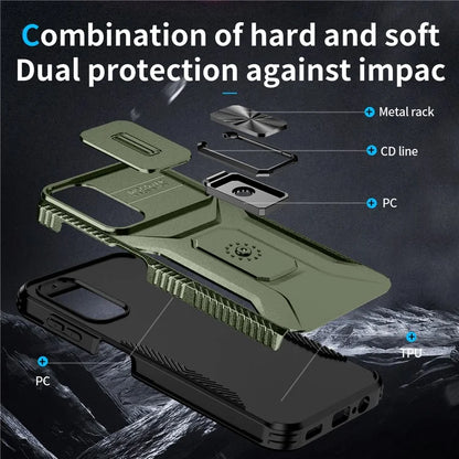 For Samsung Galaxy A05s 4G Phone Case Hybrid Soft TPU + Hard PC Back Cover