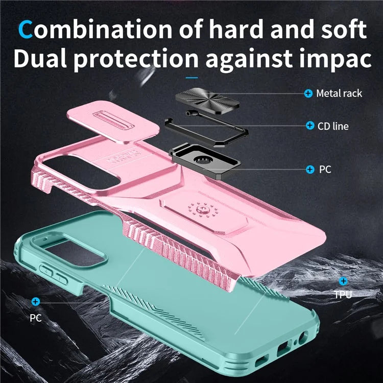 For Samsung Galaxy A05s 4G Phone Case Hybrid Soft TPU + Hard PC Back Cover