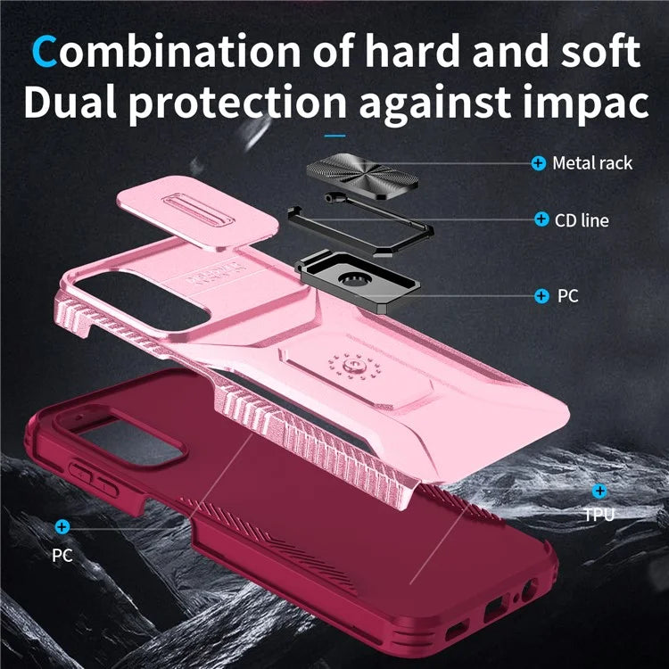 For Samsung Galaxy A05s 4G Phone Case Hybrid Soft TPU + Hard PC Back Cover