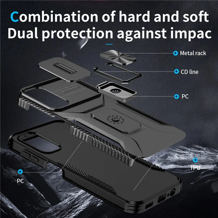 For Samsung Galaxy A05s 4G Phone Case Hybrid Soft TPU + Hard PC Back Cover
