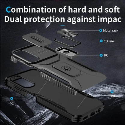 For Samsung Galaxy A05s 4G Phone Case Hybrid Soft TPU + Hard PC Back Cover