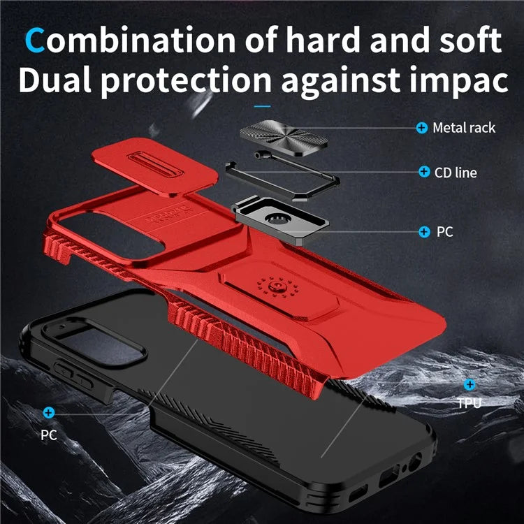 For Samsung Galaxy A05s 4G Phone Case Hybrid Soft TPU + Hard PC Back Cover