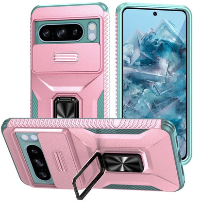 For Google Pixel 8 Pro Camera Protection Phone Case Kickstand Protective Cover