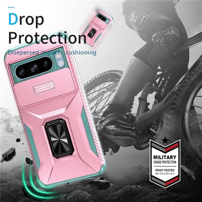 For Google Pixel 8 Pro Camera Protection Phone Case Kickstand Protective Cover
