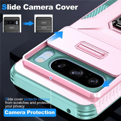 For Google Pixel 8 Pro Camera Protection Phone Case Kickstand Protective Cover