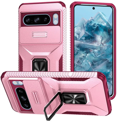 For Google Pixel 8 Pro Camera Protection Phone Case Kickstand Protective Cover