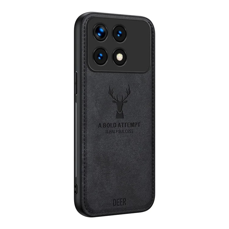 For Xiaomi Redmi K70 5G / K70 Pro 5G Phone Case Cloth Texture Deer Pattern Cover