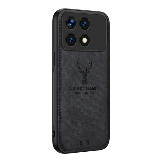 For Xiaomi Redmi K70 5G / K70 Pro 5G Phone Case Cloth Texture Deer Pattern Cover