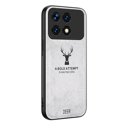 For Xiaomi Redmi K70 5G / K70 Pro 5G Phone Case Cloth Texture Deer Pattern Cover