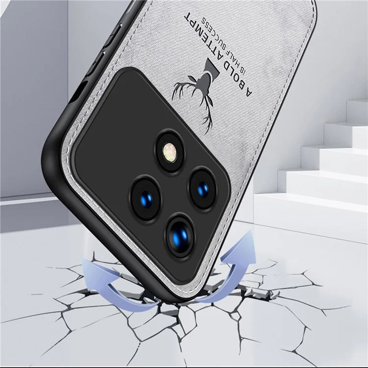 For Xiaomi Redmi K70 5G / K70 Pro 5G Phone Case Cloth Texture Deer Pattern Cover