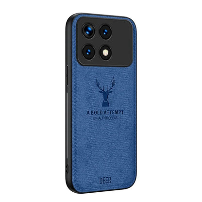 For Xiaomi Redmi K70 5G / K70 Pro 5G Phone Case Cloth Texture Deer Pattern Cover
