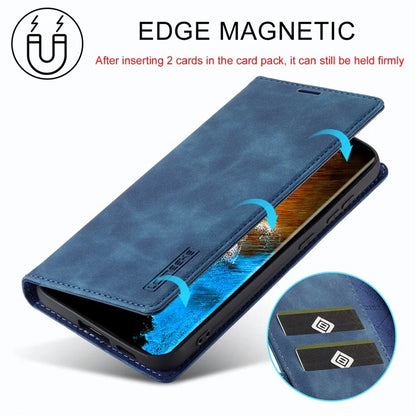 LC.IMEEKE For Samsung Galaxy S24 Case Microfiber Leather Folio Stand View Phone Cover
