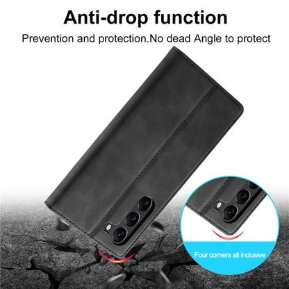 LC.IMEEKE For Samsung Galaxy S24 Case Microfiber Leather Folio Stand View Phone Cover