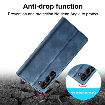 LC.IMEEKE For Samsung Galaxy S24+ Microfiber Leather Case Wallet Phone Cover Viewing Stand