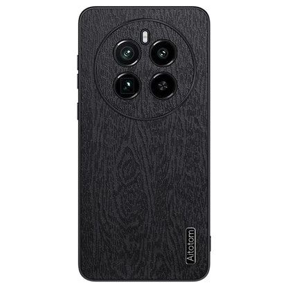 For Realme GT5 Pro 5G Wood Grain Case Drop Protection Phone Back Cover