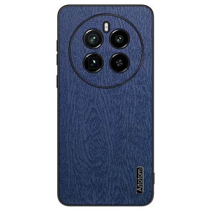 For Realme GT5 Pro 5G Wood Grain Case Drop Protection Phone Back Cover