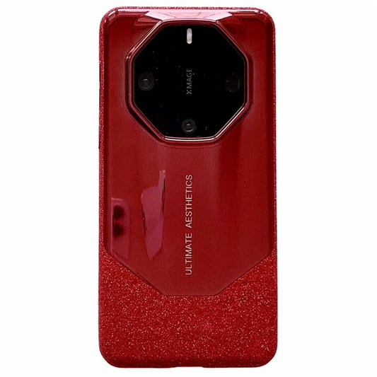 For Huawei Mate 60 RS Ultimate Case Glitter PU Leather + PC Anti-Scratch Phone Cover