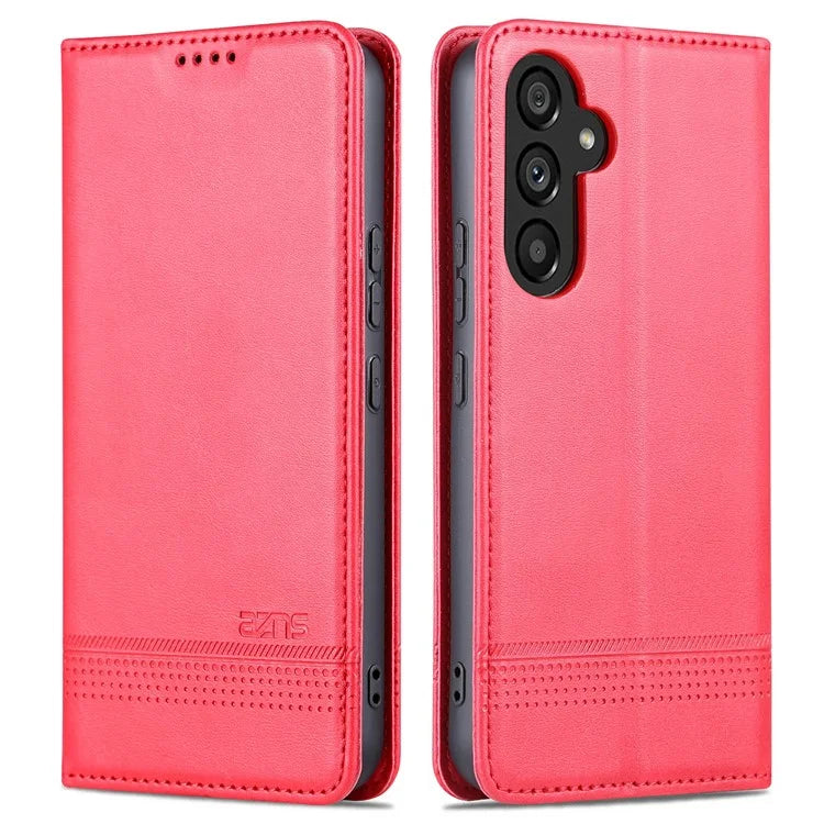 AZNS For Samsung Galaxy A05s 4G PU Leather Cover Stand Magnetic Adsorption Phone Case