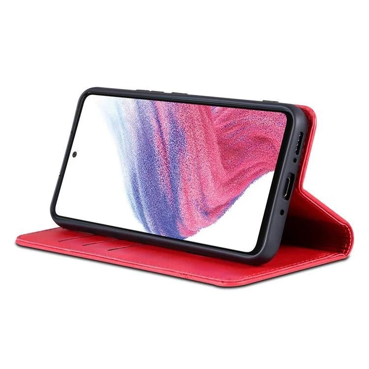 AZNS For Samsung Galaxy A05s 4G PU Leather Cover Stand Magnetic Adsorption Phone Case
