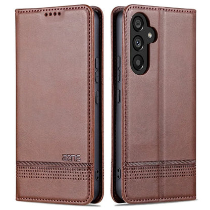 AZNS For Samsung Galaxy A05s 4G PU Leather Cover Stand Magnetic Adsorption Phone Case