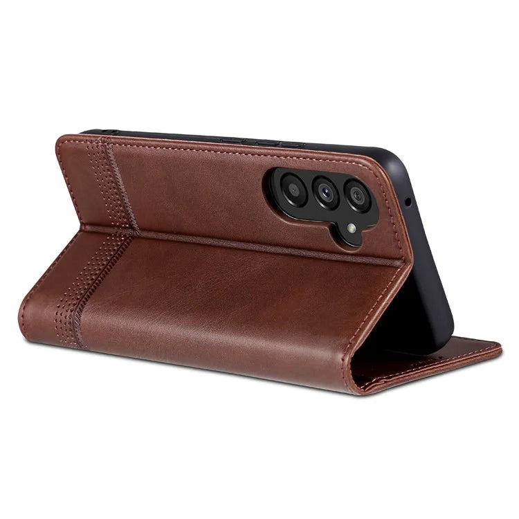 AZNS For Samsung Galaxy A05s 4G PU Leather Cover Stand Magnetic Adsorption Phone Case
