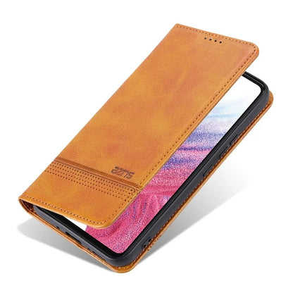 AZNS For Samsung Galaxy A05s 4G PU Leather Cover Stand Magnetic Adsorption Phone Case