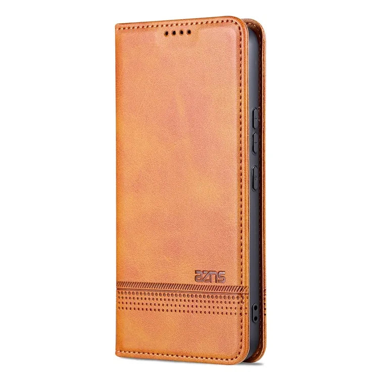 AZNS For Samsung Galaxy A05s 4G PU Leather Cover Stand Magnetic Adsorption Phone Case