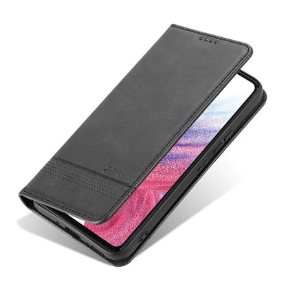 AZNS For Samsung Galaxy A05s 4G PU Leather Cover Stand Magnetic Adsorption Phone Case