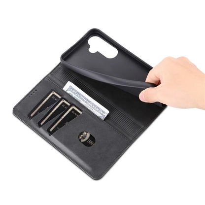 AZNS For Samsung Galaxy A05s 4G PU Leather Cover Stand Magnetic Adsorption Phone Case