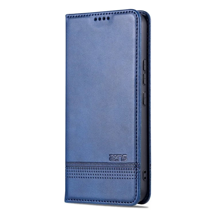 AZNS For Samsung Galaxy A05s 4G PU Leather Cover Stand Magnetic Adsorption Phone Case