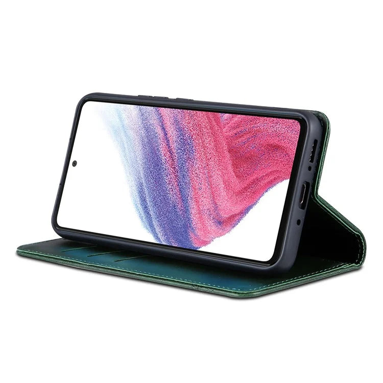 AZNS For Samsung Galaxy A05s 4G PU Leather Cover Stand Magnetic Adsorption Phone Case