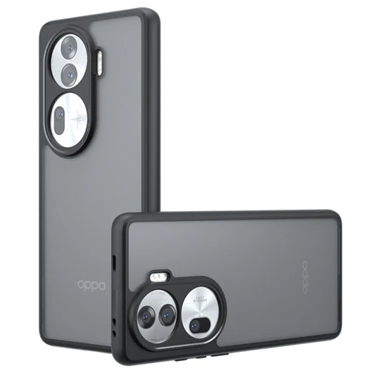 For Oppo Reno11 Pro 5G (Global) Case Matte Skin-touch TPU+PC Airbag Protection Phone Shell
